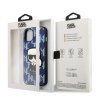 Karl Lagerfeld KLHCP13SPMNIKBL iPhone 13 mini 5,4 hardcase niebieski/blue Monogram Ikonik Patch